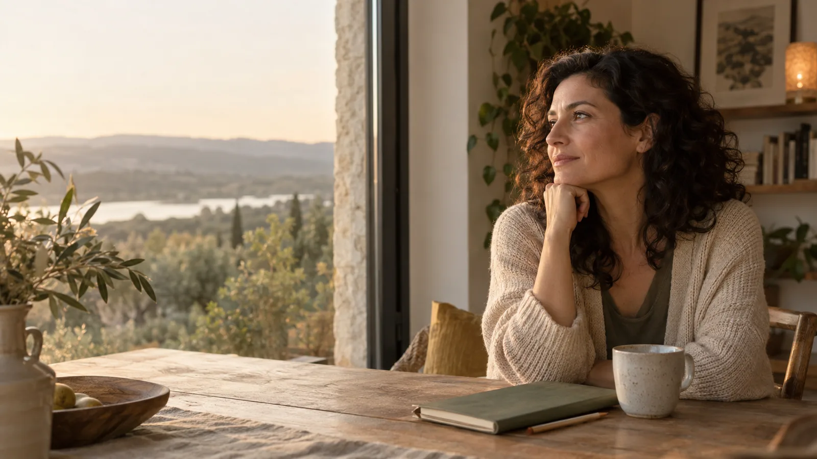Femme prenant le temps de retrouver ce qu’elle veut